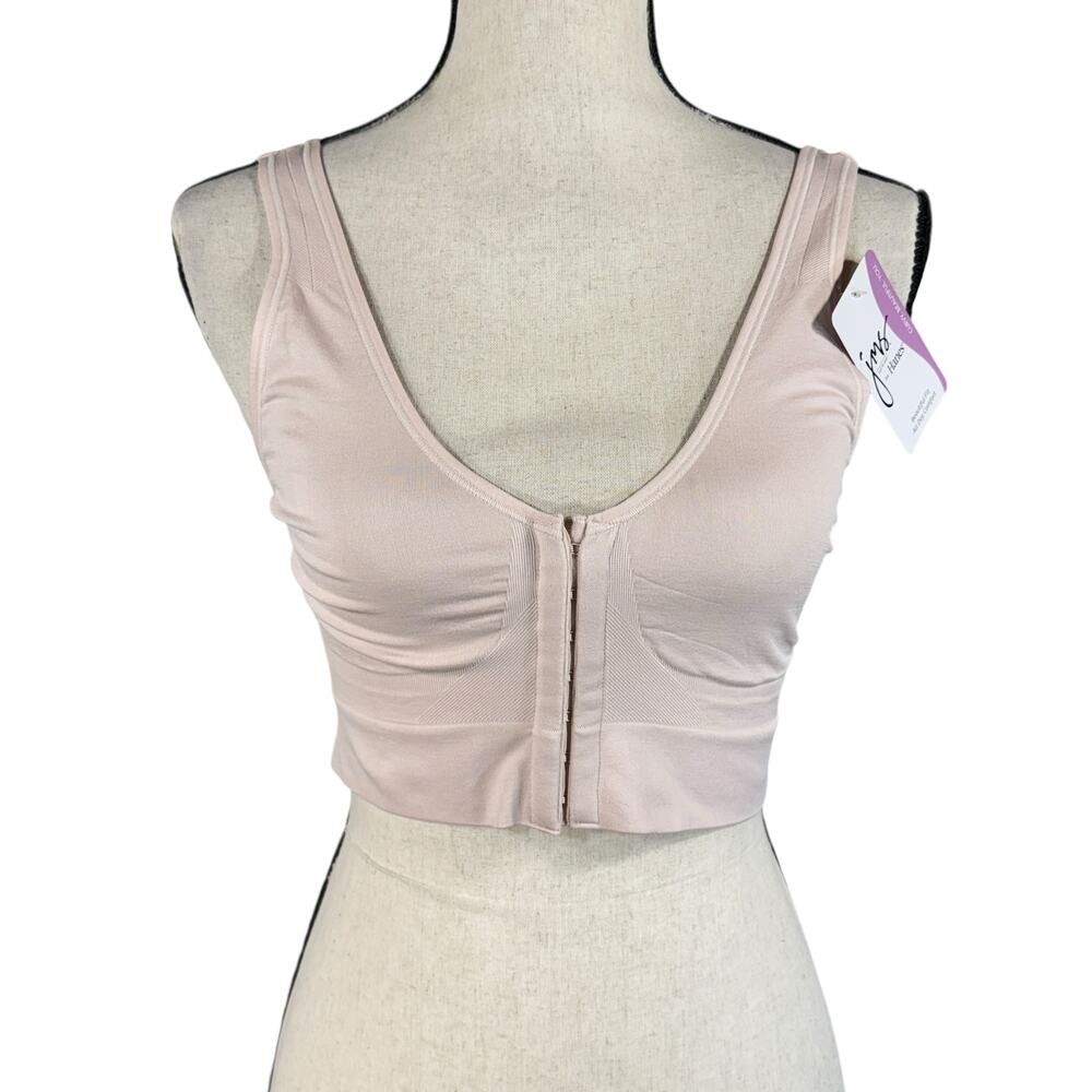 Just My Size Hanes 3X-Large Pure Comfort Bra Front Close Stretch Unlined Wicking